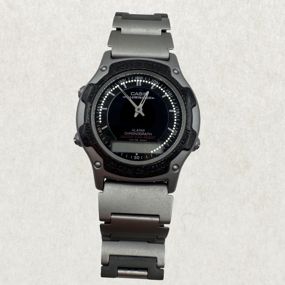 Casio Black and Silver Men's Watch